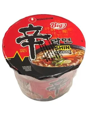 Instant Noodle Big Bowl Shin 114 GR NONGSHIM