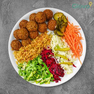 Falafel de post farfurie