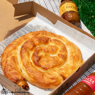 Софийска баница с КРАВЕ МАСЛО И КРАВЕ СИРЕНЕ (950гр)