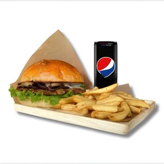 Wege Mushroom Burger w zestawie