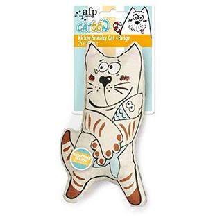 All For Paws Catoon Kicker Sneaky Cat Toy,