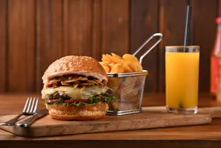BBQ Mushroom  Burger