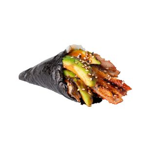 Temaki anguila con aguacate 1pieza