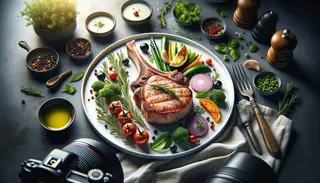Cotlet de porc cu os