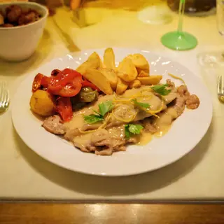 Menu Escalopes de Vitela
