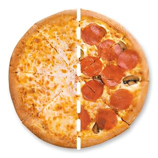 Пицца "Маргарита+Пепперони"