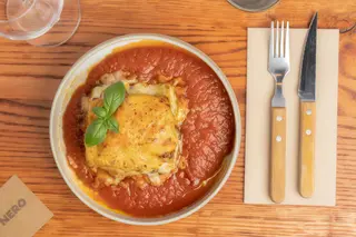 Lasaña Funghi Boloñesa