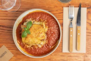 Lasaña Funghi Boloñesa