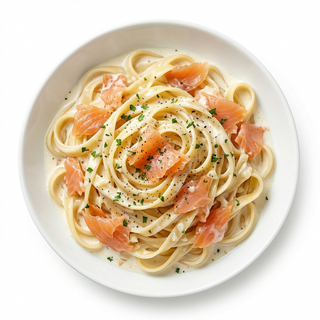 Pasta Tagliatelle Al Salmone