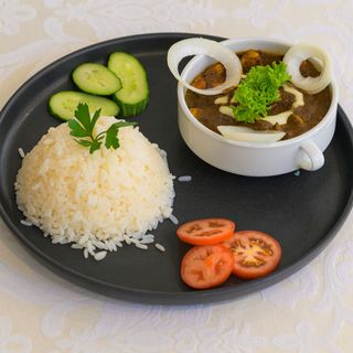 Curry chicken cu orez