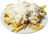Пресни пържени картофи със сирене