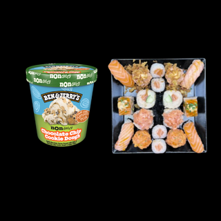 Best salmon with Cookie Dough Non Diary 750ml