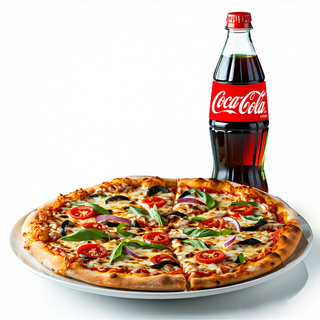 Combo Coca-Cola Pizza