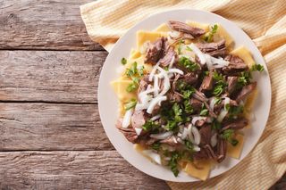 Бешбармак с бараниной (650 гр.)