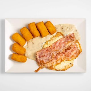 Pileći file zapečen sa sirom u umaku od šampinjona