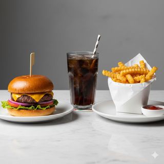 Menú De Hamburguesa