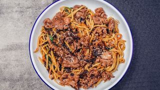 Bami Pad Ped - makaron pszenny z woka z kaczką ️