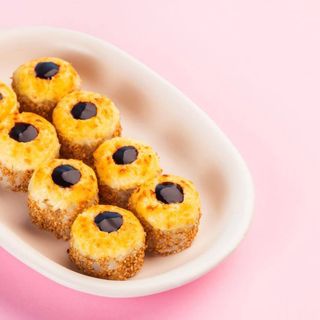 Запечений сирний з креветкою