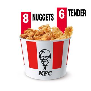 Bucket 8 Nuggets + 6 Tender Crispy + 2 Salse