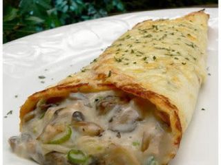 crêpe poulet champignon