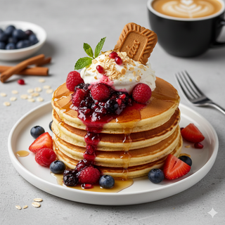 Pancakes nutella z owocami