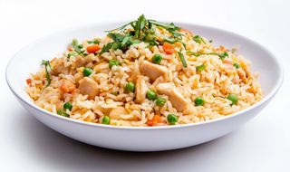 Arroz Frito Con Pollo