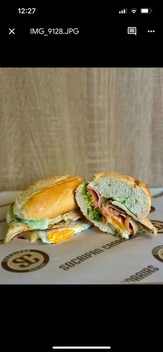 Bocadillo Pechuga De Pollo