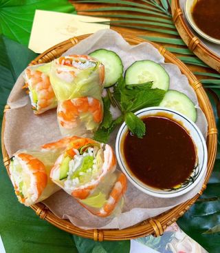 Rollito Fresco de Gambas