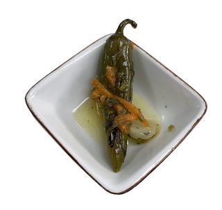 Пукани люти чушлета с марината (100г)