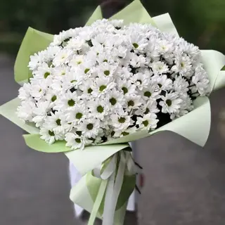 Bukiet biała margaretka- 25 sztuk