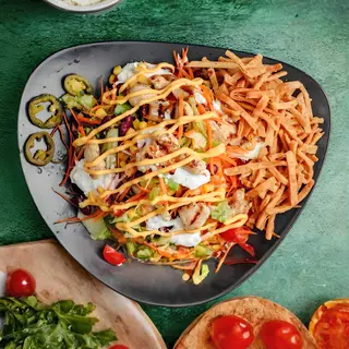 BBQ chicken salata