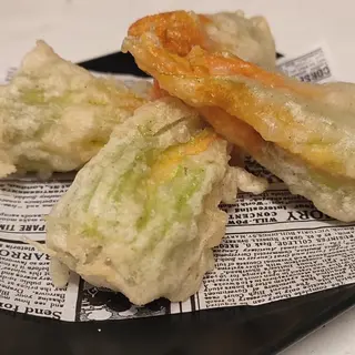Fiori di zucca in pastella