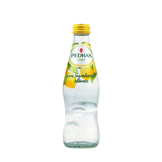 Água das Pedras de Limão/Sparkling Water with lemon Flavour 0.25l