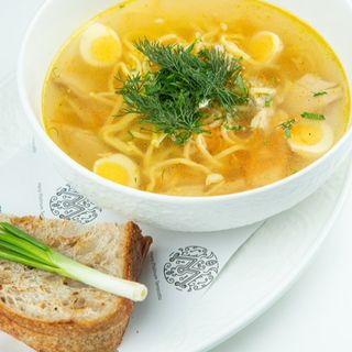 Куриный суп с сэндвичем из сыра (490г)