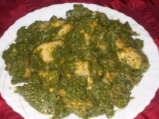 პალაქ მურგი (უძვლო) - Palak Murgh (boneless)