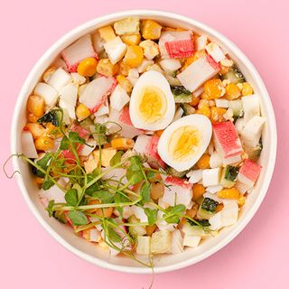 Салат зі сніжним крабом