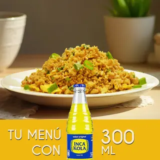 Combo arroz chaufa de pollo