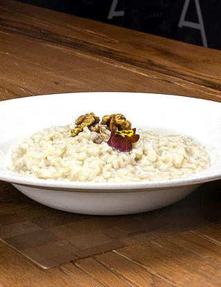 Risotto cu gorgonzola si nuci