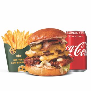 Меню Satoshi с картофки и напитка по избор