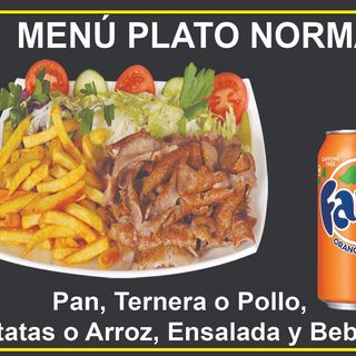 Menú Plato Normal