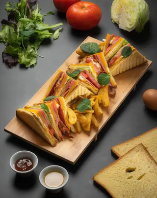 Sandwich Club de Ternera