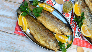 Pastrmka na žaru +prilog