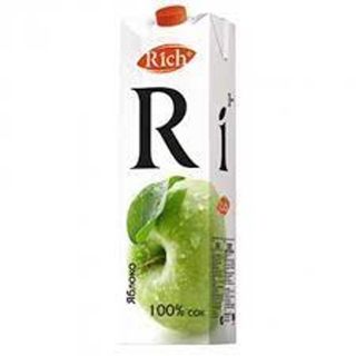 Сік яблучний Rich 1л