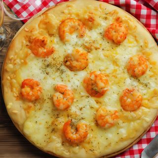 Pizza Camarones Grande (33 cm.)