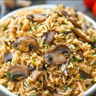 ARROZ CON CHAMPIÑONES 