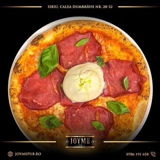 Pizza bresaola & burrata