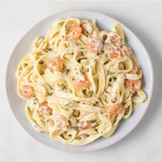 Alfredo Pasta Crevettes