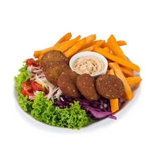Menú plato falafel