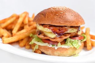 Hawaiian BBQ Chicken Burger