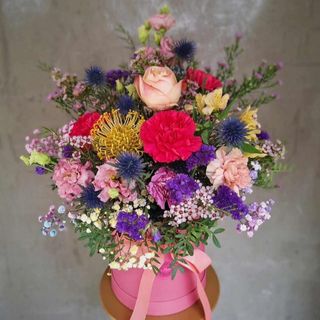 FLOWER BOX Z KWIATÓW MIESZANYCH